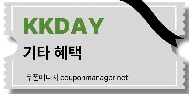 KKday 렌터카 및 유심 부가 서비스