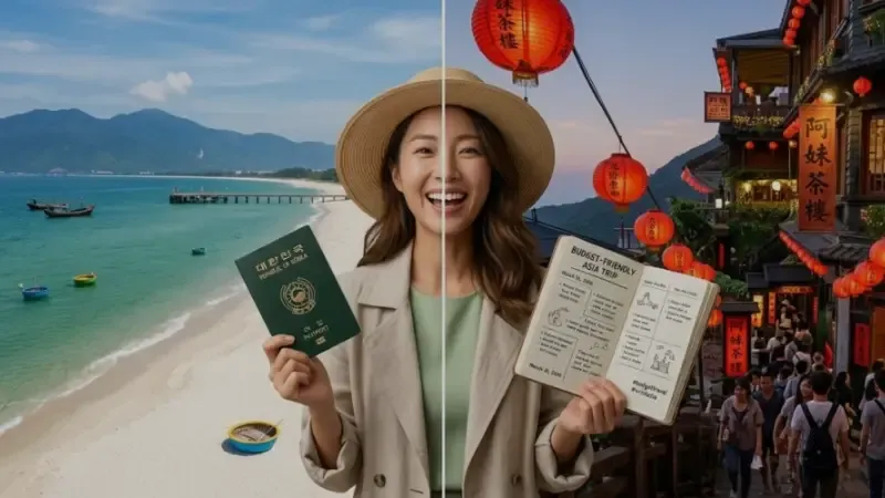 100만원 해외여행 완벽 가이드! 가성비 최고 동남아·대만 인기 나라 BEST 4